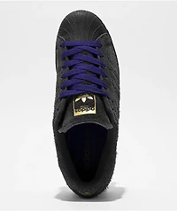 adidas Superstar ADV Carbon & Purple Skate Shoes