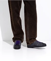 adidas Superstar ADV Carbon & Purple Skate Shoes