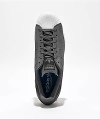 adidas Superstar ADV Charcoal & White Skate Shoes