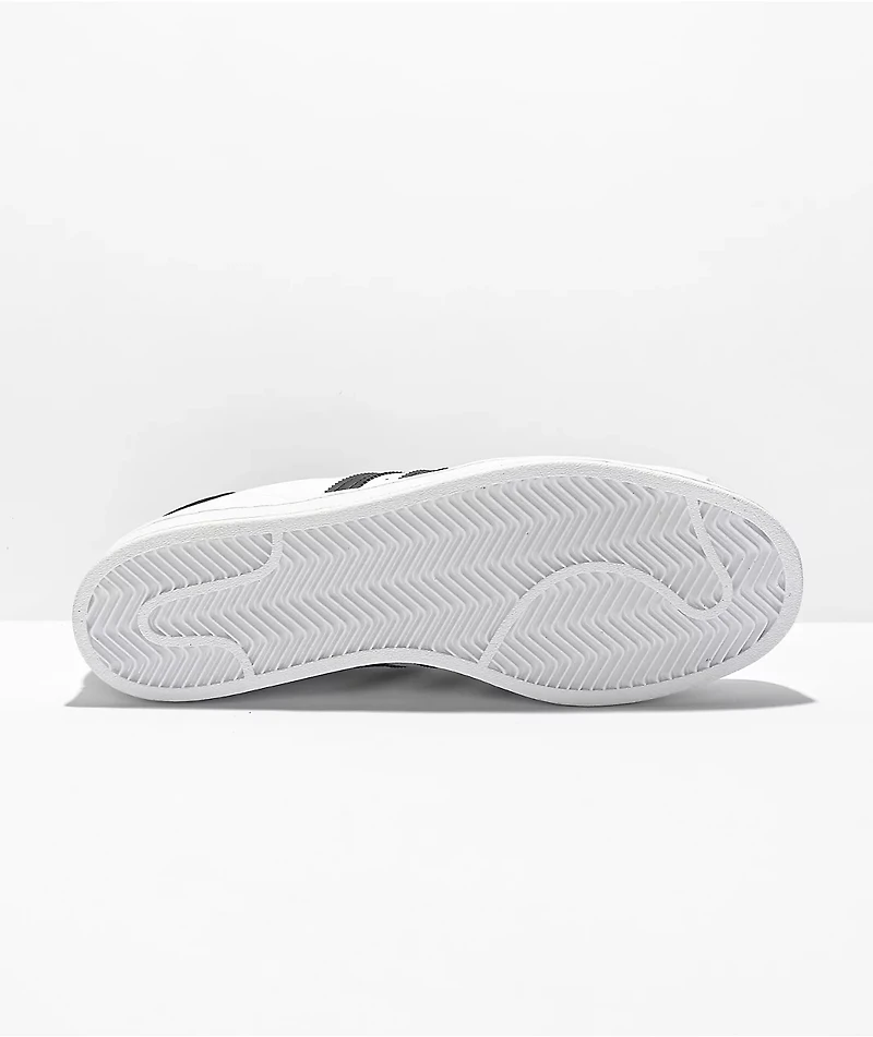 adidas Superstar ADV White & Black Skate Shoes