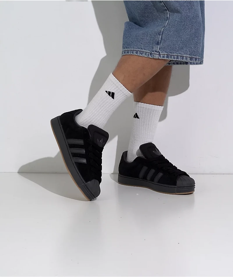adidas Superstar ST Black & Grey Shoes