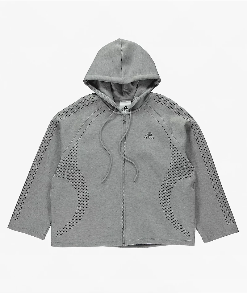 adidas Teamgeist Rhinestone Grey Hoodie