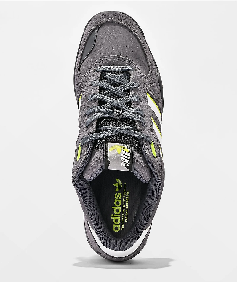 adidas Tekkira Cup Aurora Onix, Cloud White & Solar Slime Skate Shoes