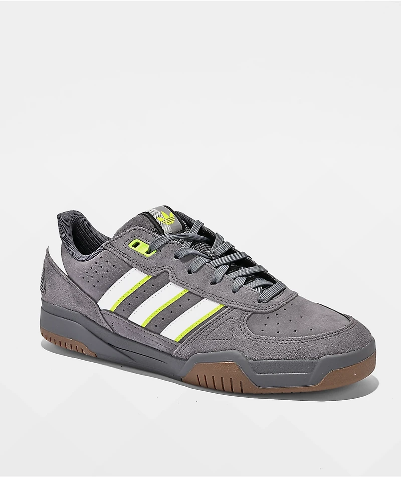 adidas Tekkira Cup Aurora Onix, Cloud White & Solar Slime Skate Shoes