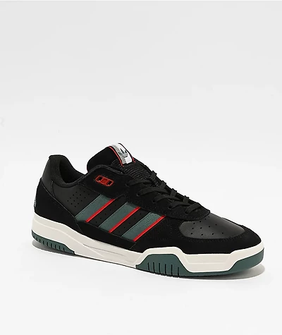 adidas Tekkira Cup Core Black, Preloved Teal & Better Scarlet Skate Shoes