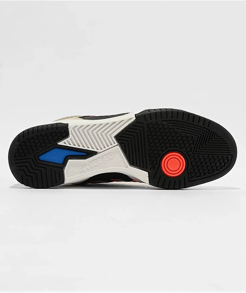 adidas Tekkira Cup Grey, Black & Red Skate Shoes