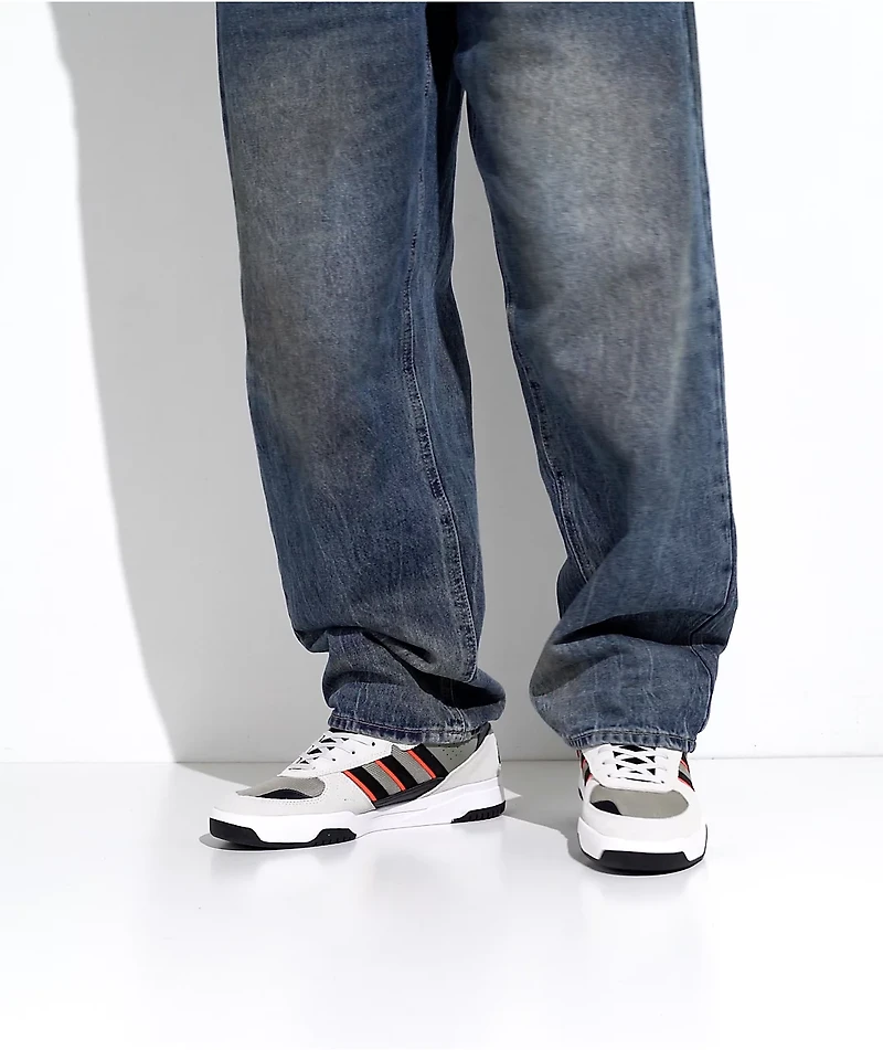 adidas Tekkira Cup Grey, Black & Red Skate Shoes