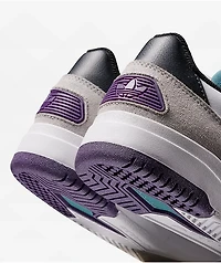 adidas Tekkira Cup White, Grey & Purple Skate Shoes
