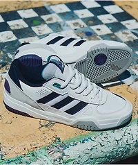 adidas Tekkira Cup White, Grey & Purple Skate Shoes
