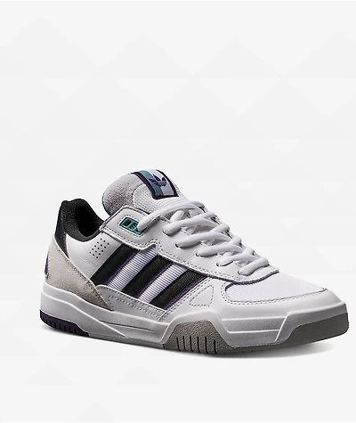 adidas Tekkira Cup White, Grey & Purple Skate Shoes