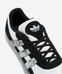 adidas Tonneson Aloha Super Black & White Skate Shoes
