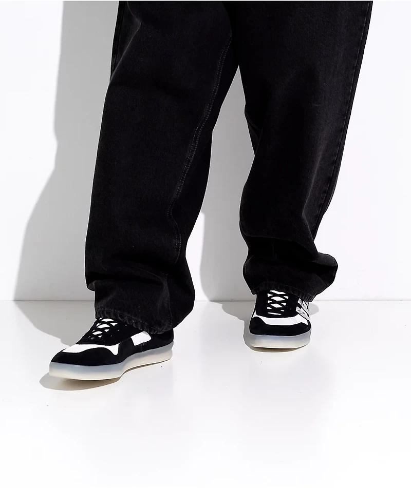 adidas Tonneson Aloha Super Black & White Skate Shoes