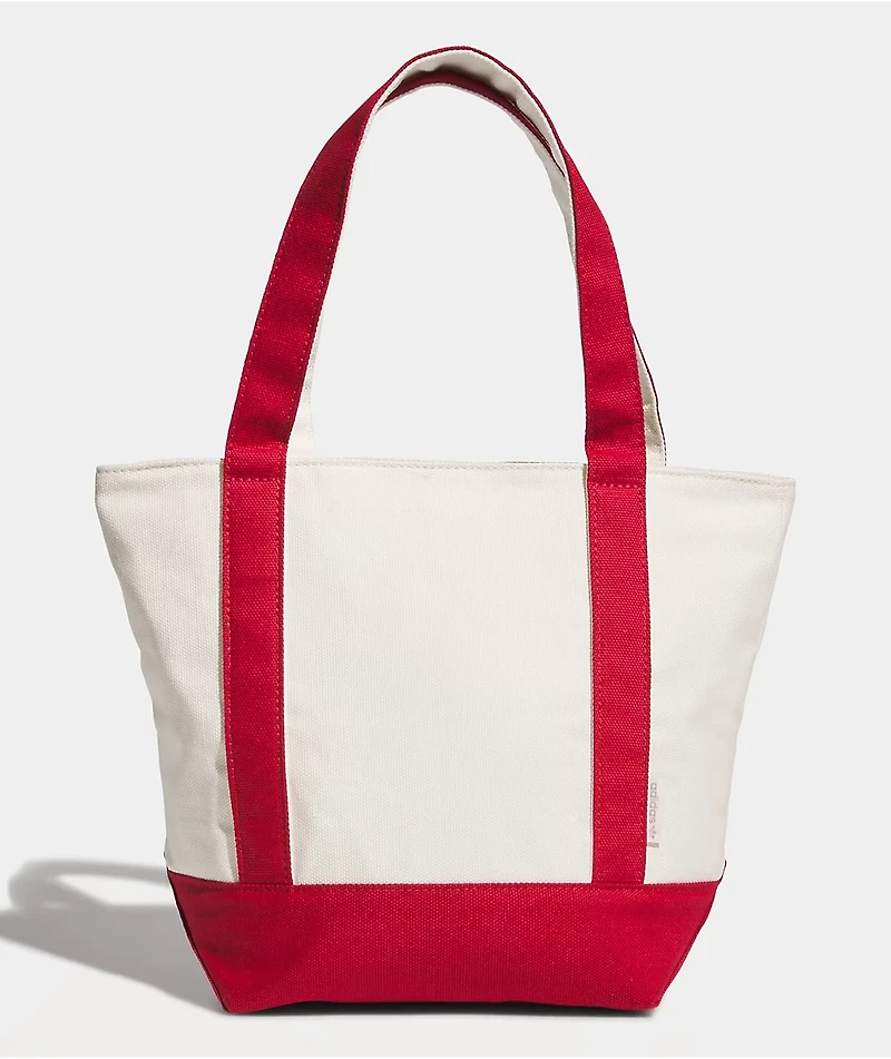 adidas Trefoil Court Mini Off White & Team Victory Red Tote Bag