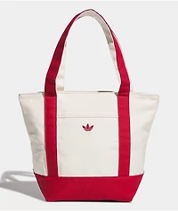 adidas Trefoil Court Mini Off White & Team Victory Red Tote Bag