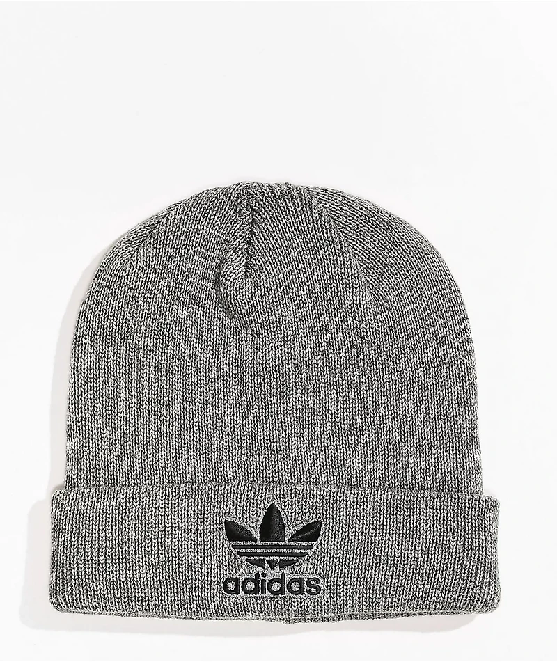 adidas Trefoil Grey & Black Beanie