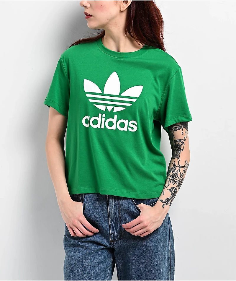 adidas Trefoil Vintage Green T-Shirt