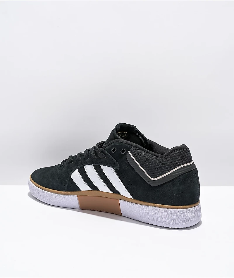 adidas Tyshawn Black, White & Gum Shoes