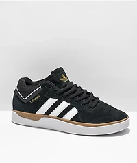 adidas Tyshawn Black, White & Gum Shoes