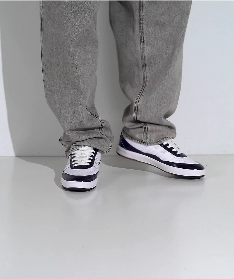 adidas Tyshawn II Cloud White, Collegiate Navy, Grey One Skate Shoes