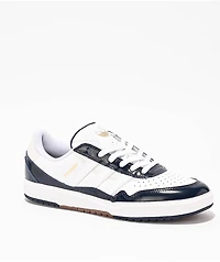 adidas Tyshawn II Cloud White, Collegiate Navy, Grey One Skate Shoes