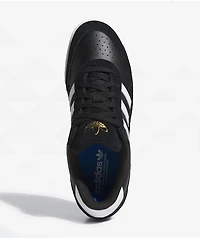 adidas Tyshawn II Core Black, Cloud White, & Gum Skate Shoes