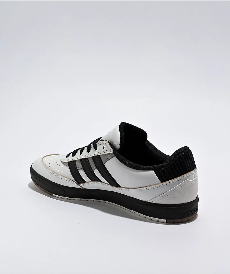adidas Tyshawn II Crystal White & Core Black Skate Shoes