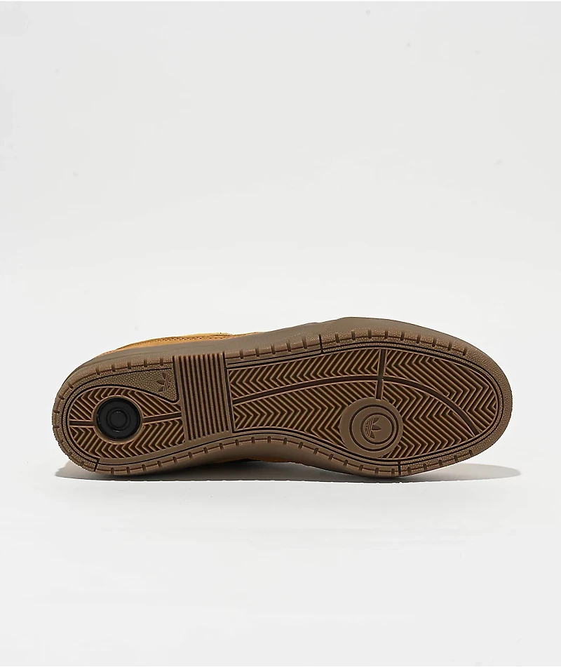 adidas Tyshawn II Mesa, Black & Gum Skate Shoes