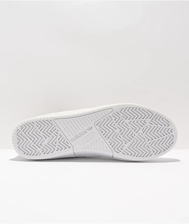 adidas Tyshawn Low Triple White & Gold Shoes