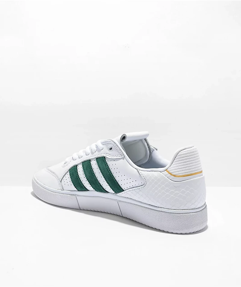 adidas Tyshawn Low White & Green Shoes
