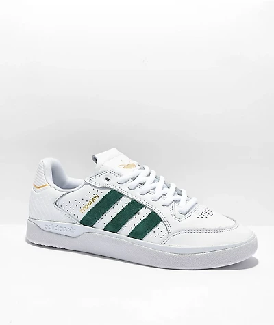 adidas Tyshawn Low White & Green Shoes