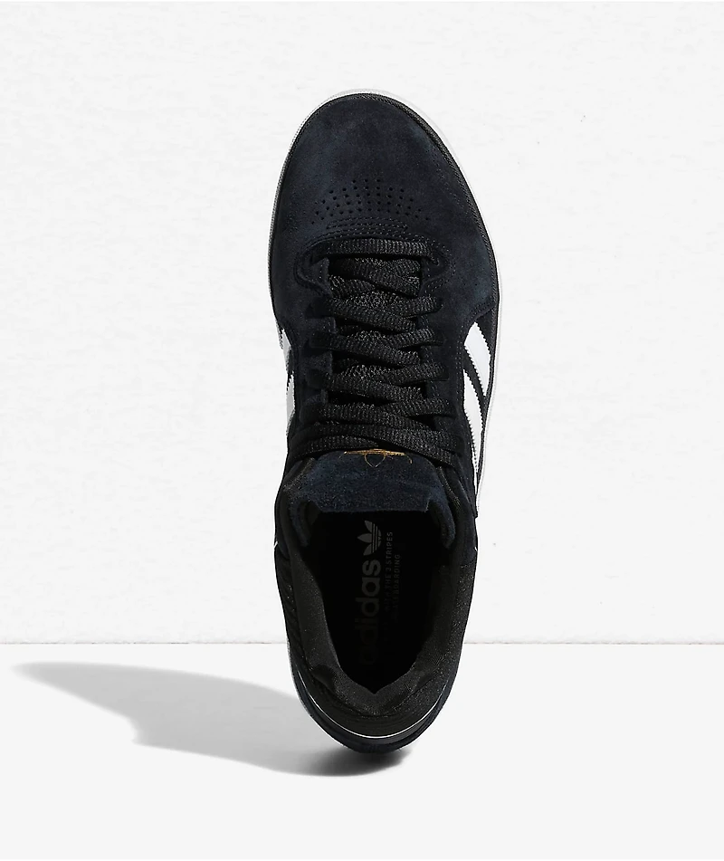adidas Tyshawn Mid Black & White Skate Shoes
