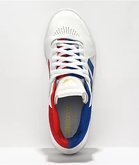 adidas Tyshawn Split White, Red & Blue Shoes