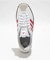 adidas VL Court 3.0 White & Scarlet Shoes