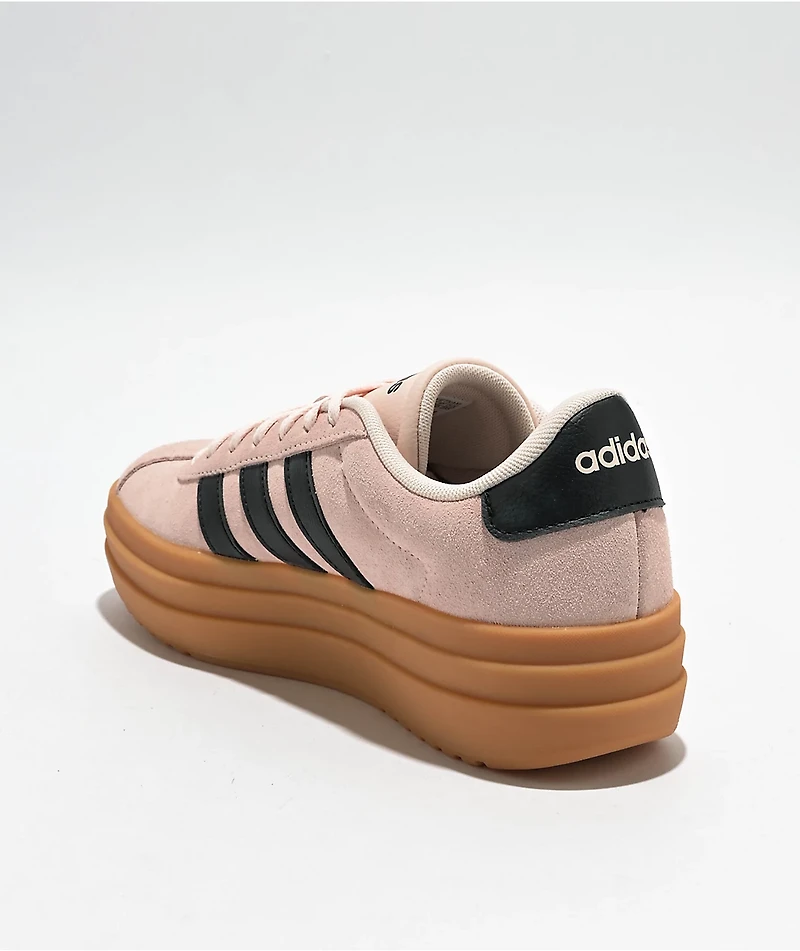 adidas VL Court Bold Wonder Quartz & Core Black Platform Shoes