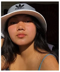 adidas Washed White Bucket Hat
