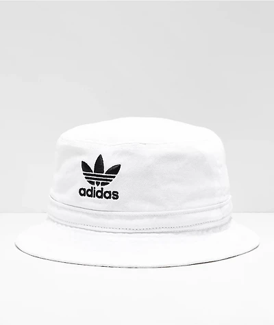 adidas Washed White Bucket Hat