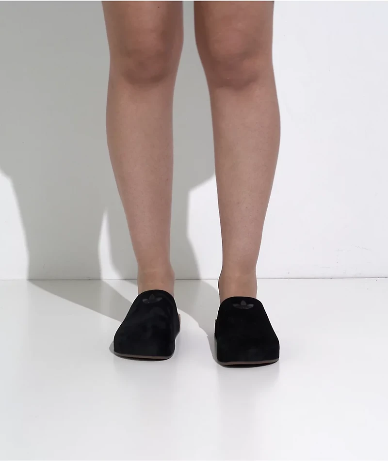adidas Women's Adimule Black & Gum Mule Sandals