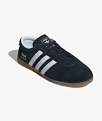 adidas Women's Gazelle Lo Pro Black & White Shoes