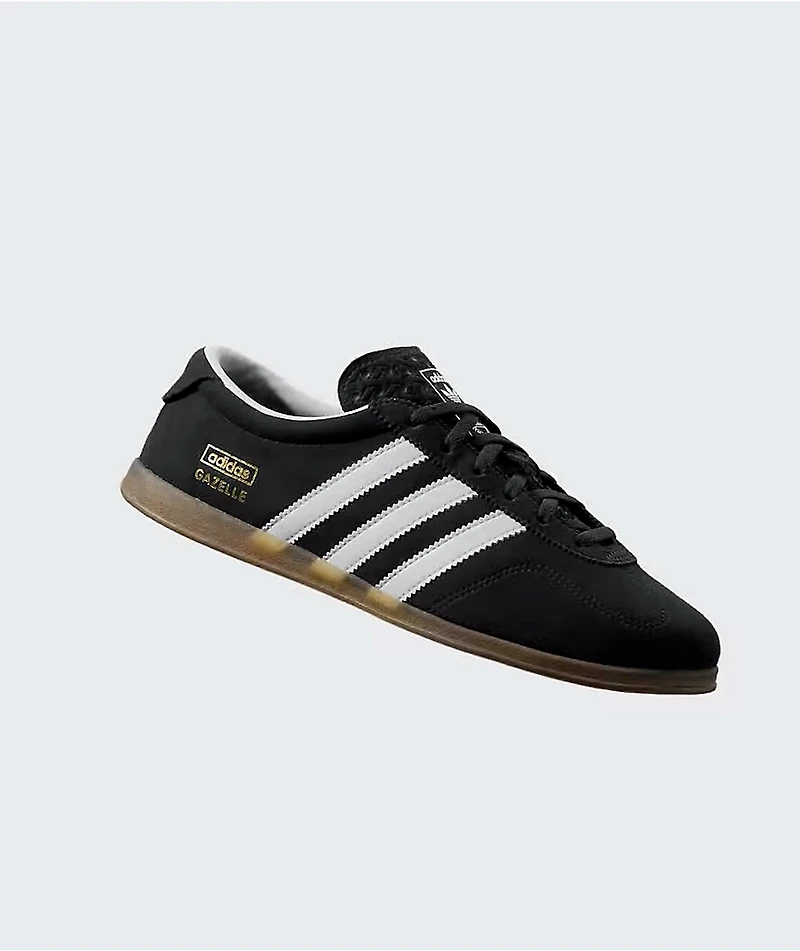 adidas Women's Gazelle Lo Pro Black & White Shoes