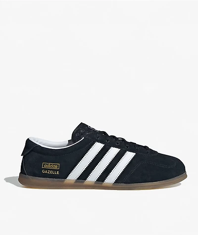 adidas Women's Gazelle Lo Pro Black & White Shoes