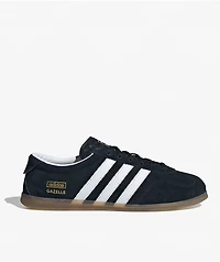 adidas Women's Gazelle Lo Pro Black & White Shoes