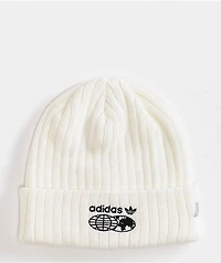 adidas Worldwide White Beanie