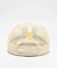 adidas Worldwide White Full Mesh Trucker Hat