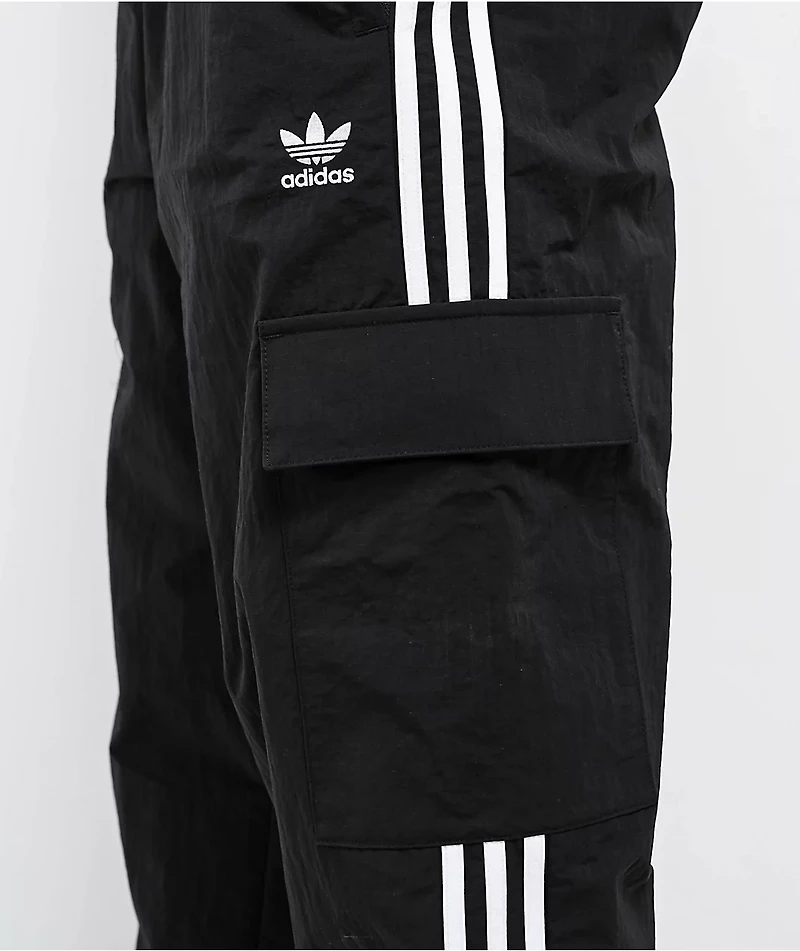 adidas adicolor 3-Stripe Black Cargo Pants