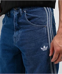 adidas adicolor Firebird Medium Blue Denim Shorts