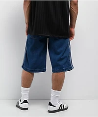 adidas adicolor Firebird Medium Blue Denim Shorts