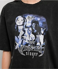 adidas x Buffy The Vampire Slayer Black Wash Oversized T-Shirt
