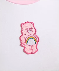 adidas x Care Bears Pink & White Ringer Crop T-Shirt