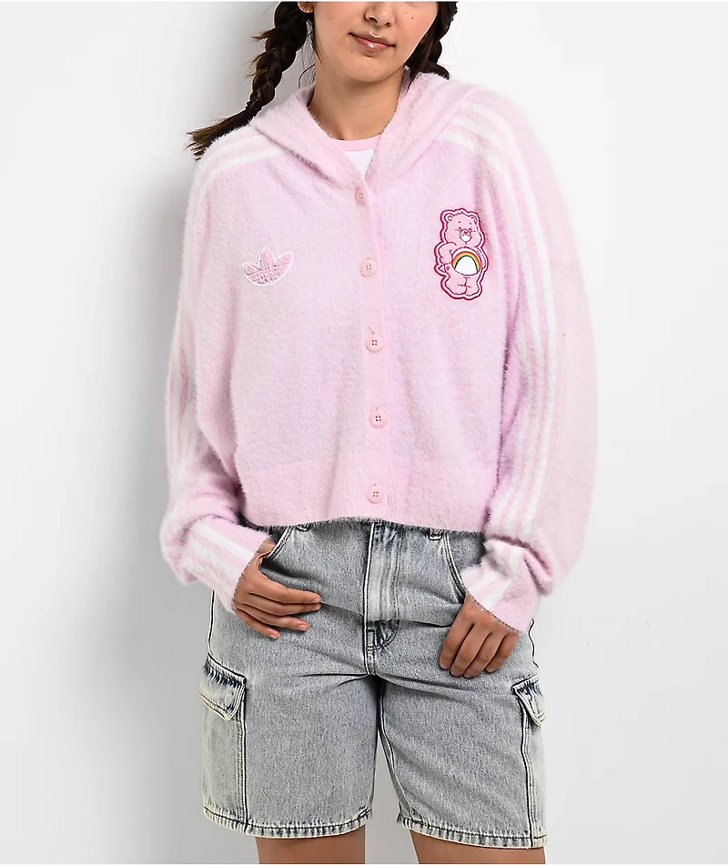 adidas x Care Bears Pink Hooded Cardigan
