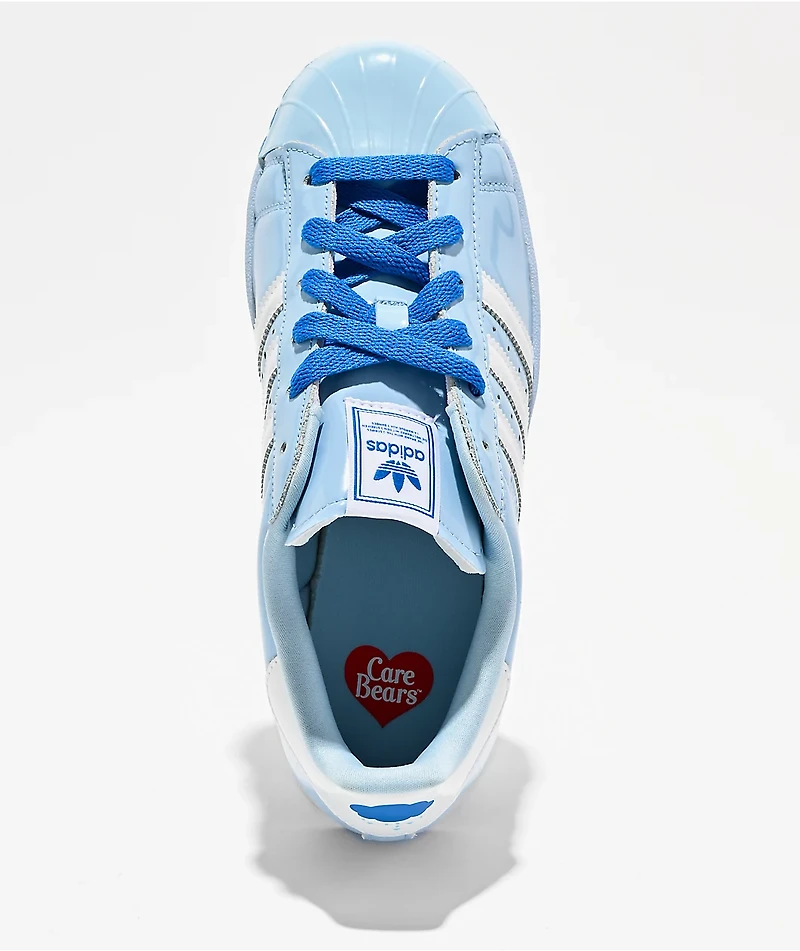 adidas x Care Bears Superstar II Blue & White Shoes